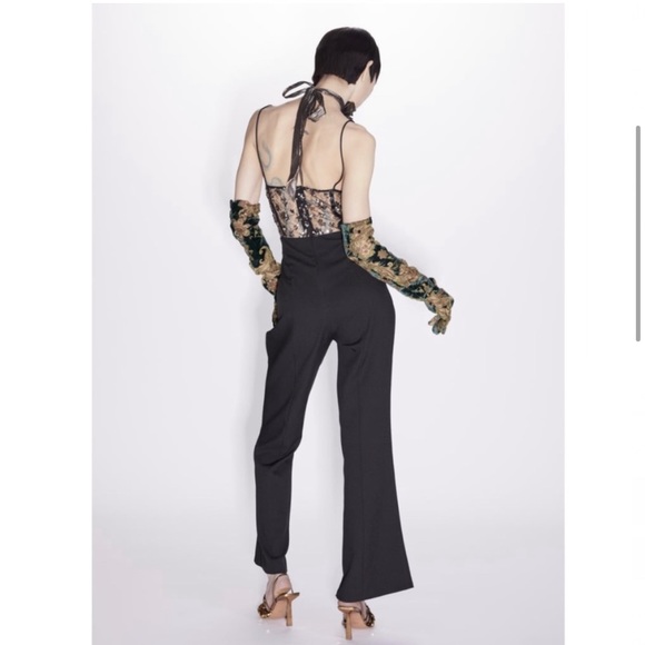 ZARA SEQUIN JUMPSUIT - Picture 7 of 11